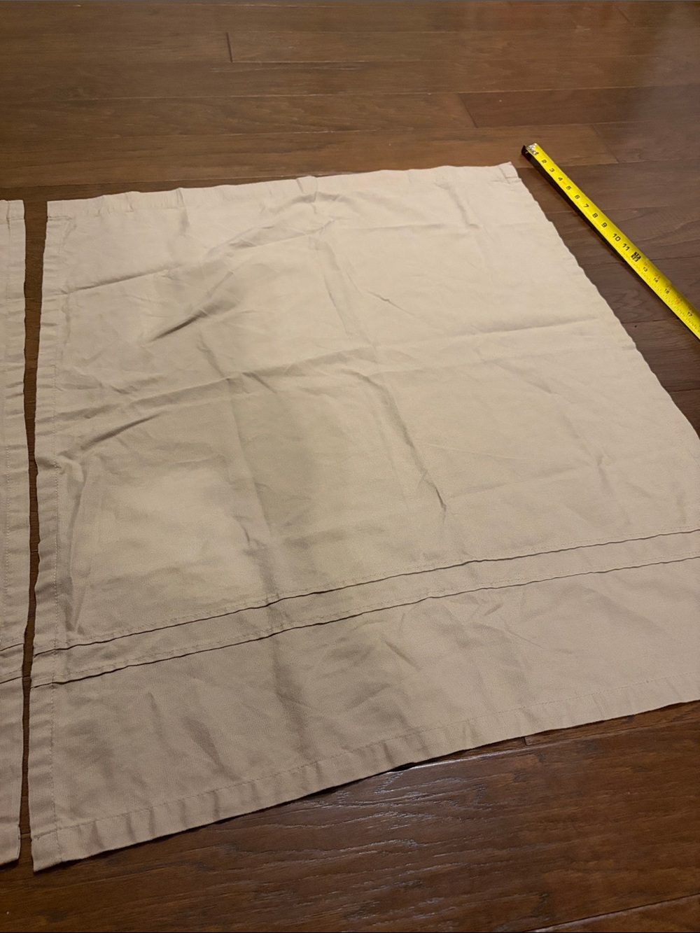 Beige/Brown tiered valance set of 2, Better Homes and Garden 34L in x 28W in